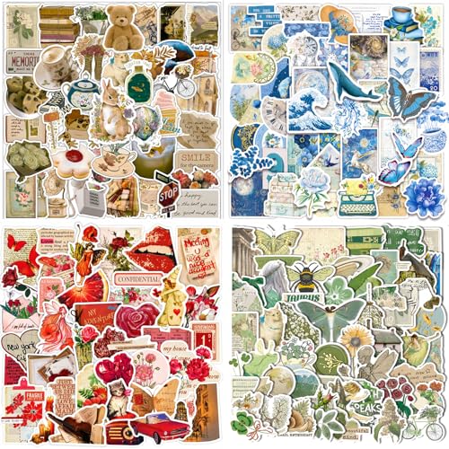 Vintage Aufkleber, 200 Stück Ästhetische Aufkleber, Wasserdichte Vinyl Sticker, Sticker Aesthetic Für Wasserflaschen, Scrapbooking, Diy Basteln, Laptop, Tagebuch Vintage Aufkleber, 200 Stück Ästhetische Aufkleber, Wasserdichte Vinyl Sticker, Sticker Aesthetic Für Wasserflaschen, Scrapbooking, Diy Basteln, Laptop, Tagebuch von cuhostki