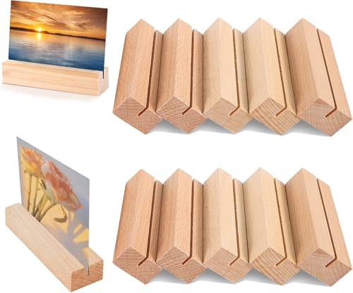 cuhostki 10 Stück Kartenhalter Holz, Stabil Tischkartenhalter Kartenhalter Menükartenhalter Postkartenhalter Fotohalter für Hochzeiten Partys Holzständer(8x1,5x2,5cm) cuhostki 10 Stück Kartenhalter Holz, Stabil Tischkartenhalter Kartenhalter Menükartenhalter Postkartenhalter Fotohalter für Hochzeiten Partys Holzständer(8x1,5x2,5cm) von cuhostki