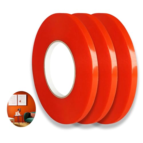 cuhostki 3 Rollen Doppelseitiges Klebeband mit hoher Schnittfestigkeit Hochleistungsklebeband in Industriequalität Montageband Extra Stark Wasserdichtes Multifunktionales cuhostki 3 Rollen Doppelseitiges Klebeband mit hoher Schnittfestigkeit Hochleistungsklebeband in Industriequalität Montageband Extra Stark Wasserdichtes Multifunktionales von cuhostki