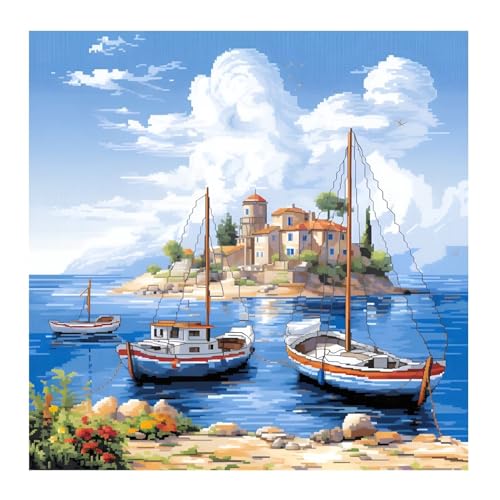cukol cukol Kreuzstich Set Vorgedruckt Insellandschaft, Stickvorlagen Stickbilder Vorgedruckt Kreuzstich Stickpackungen Stickpackung Cross Stitch Embroidery Kit Stickset Sticken Erwachsene Anfänger cukol cukol Kreuzstich Set Vorgedruckt Insellandschaft, Stickvorlagen Stickbilder Vorgedruckt Kreuzstich Stickpackungen Stickpackung Cross Stitch Embroidery Kit Stickset Sticken Erwachsene Anfänger von cukol cukol