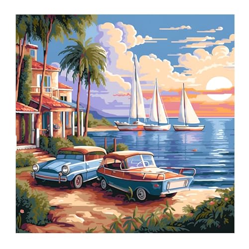 cukol cukol Kreuzstich Set Vorgedruckt Küstenlandschaft, Stickvorlagen Stickbilder Vorgedruckt Kreuzstich Stickpackungen Stickpackung Cross Stitch Embroidery Kit Stickset Sticken Erwachsene Anfänger cukol cukol Kreuzstich Set Vorgedruckt Küstenlandschaft, Stickvorlagen Stickbilder Vorgedruckt Kreuzstich Stickpackungen Stickpackung Cross Stitch Embroidery Kit Stickset Sticken Erwachsene Anfänger von cukol cukol