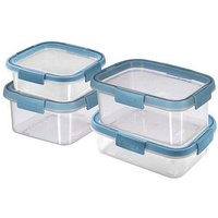curver Frischhaltedosen-Set SMART FRESH ECO blau 0,9 /1,0 / 1,1 / 1,2 l, 1 Set von curver
