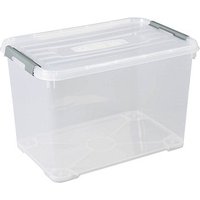 curver HANDY Aufbewahrungsboxen 65,0 l transparent 60,0 x 40,0 x 38,8 cm, 3 St. von curver