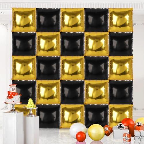 25 Stück Quadratische Luftballons – DIY Luftballonwand Set, Doppelseitige Farben, Wiederverwendbar für Geburtstag Deko, Partys & Fotohintergründe 25 Stück Quadratische Luftballons – DIY Luftballonwand Set, Doppelseitige Farben, Wiederverwendbar für Geburtstag Deko, Partys & Fotohintergründe von cutlot