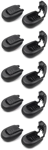 cyclingcolors 10x Kordelenden kordelstopper runden 15x19mm Kordelstoppern Ende für Kleidung Kunststoff Schuhe Shorts Rucksack Kordelzug Zelt, schwarz cyclingcolors 10x Kordelenden kordelstopper runden 15x19mm Kordelstoppern Ende für Kleidung Kunststoff Schuhe Shorts Rucksack Kordelzug Zelt, schwarz von cyclingcolors