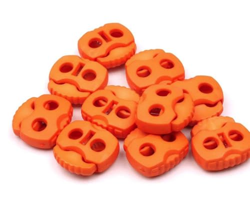 cyclingcolors 10x Kordelenden kordelstopper runden 20x20mm Kordelstoppern Ende für Kleidung Kunststoff Schuhe Shorts Rucksack Kordelzug Zelt, orange cyclingcolors 10x Kordelenden kordelstopper runden 20x20mm Kordelstoppern Ende für Kleidung Kunststoff Schuhe Shorts Rucksack Kordelzug Zelt, orange von cyclingcolors