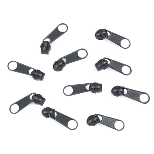 cyclingcolors 10x Reissverschluss Zipper N°3 Schieber Reißverschluss Reparatur Ersatz Zipper für Jacken Koffer Ruckäcke aus Metall, Mattgrau cyclingcolors 10x Reissverschluss Zipper N°3 Schieber Reißverschluss Reparatur Ersatz Zipper für Jacken Koffer Ruckäcke aus Metall, Mattgrau von cyclingcolors