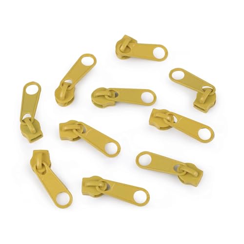 cyclingcolors 10x Reissverschluss Zipper N°5 Schieber Reißverschluss Reparatur Ersatz Zipper für Jacken Koffer Ruckäcke aus Metall, grün gelb cyclingcolors 10x Reissverschluss Zipper N°5 Schieber Reißverschluss Reparatur Ersatz Zipper für Jacken Koffer Ruckäcke aus Metall, grün gelb von cyclingcolors