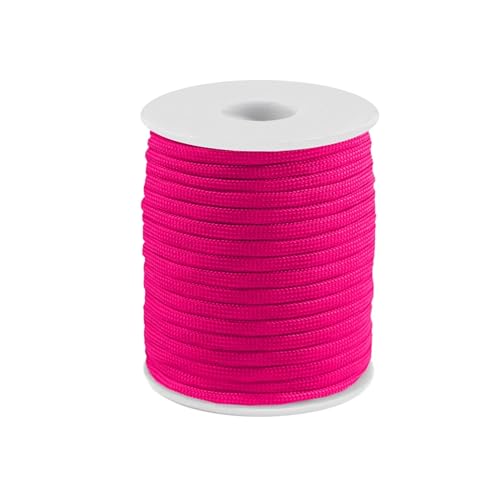 cyclingcolors 1x Polyester Cord Seil Polypropylene 4 mm 25 m Yarn für Handwerk Wohndekorationen Platzteller Umhängetasche Handtasche Runner Schnullerkette, neonpink cyclingcolors 1x Polyester Cord Seil Polypropylene 4 mm 25 m Yarn für Handwerk Wohndekorationen Platzteller Umhängetasche Handtasche Runner Schnullerkette, neonpink von cyclingcolors