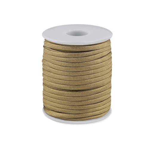 cyclingcolors 1x Polyester Cord Seil Polypropylene 4 mm 25 m Yarn für Handwerk Wohndekorationen Platzteller Umhängetasche Handtasche Runner Schnullerkette, sattes Beige cyclingcolors 1x Polyester Cord Seil Polypropylene 4 mm 25 m Yarn für Handwerk Wohndekorationen Platzteller Umhängetasche Handtasche Runner Schnullerkette, sattes Beige von cyclingcolors