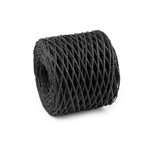 cyclingcolors 1x Raffiabast Raffia Papierschnur 1,5 mm 200 m für Geschenkverpackung Weihnachten Hochzeit Geburtstag Bastelprojekten Dekorieren Weben Gärtnern, Schwarz cyclingcolors 1x Raffiabast Raffia Papierschnur 1,5 mm 200 m für Geschenkverpackung Weihnachten Hochzeit Geburtstag Bastelprojekten Dekorieren Weben Gärtnern, Schwarz von cyclingcolors