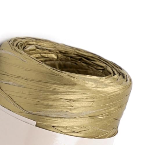 cyclingcolors 1x Raffiabast Raffia Papierschnur 5-8 mm 100 m für Geschenkverpackung Weihnachten Hochzeit Geburtstag Bastelprojekten Dekorieren Weben Gärtnern, Metallic-Gold cyclingcolors 1x Raffiabast Raffia Papierschnur 5-8 mm 100 m für Geschenkverpackung Weihnachten Hochzeit Geburtstag Bastelprojekten Dekorieren Weben Gärtnern, Metallic-Gold von cyclingcolors
