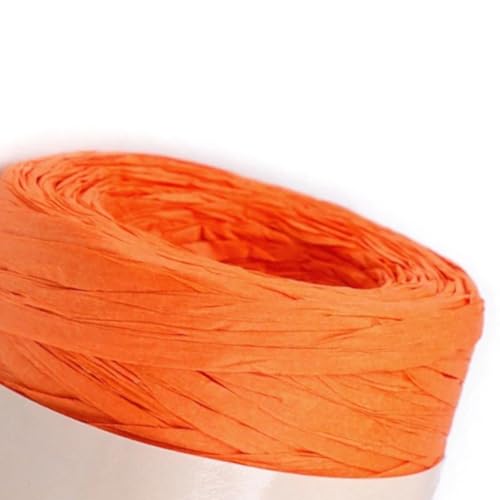 cyclingcolors 1x Raffiabast Raffia Papierschnur 5-8 mm 100 m für Geschenkverpackung Weihnachten Hochzeit Geburtstag Bastelprojekten Dekorieren Weben Gärtnern, Orange cyclingcolors 1x Raffiabast Raffia Papierschnur 5-8 mm 100 m für Geschenkverpackung Weihnachten Hochzeit Geburtstag Bastelprojekten Dekorieren Weben Gärtnern, Orange von cyclingcolors
