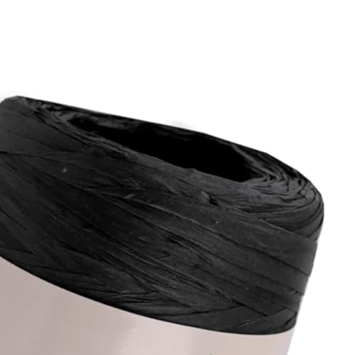 cyclingcolors 1x Raffiabast Raffia Papierschnur 5-8 mm 100 m für Geschenkverpackung Weihnachten Hochzeit Geburtstag Bastelprojekten Dekorieren Weben Gärtnern, Schwarz cyclingcolors 1x Raffiabast Raffia Papierschnur 5-8 mm 100 m für Geschenkverpackung Weihnachten Hochzeit Geburtstag Bastelprojekten Dekorieren Weben Gärtnern, Schwarz von cyclingcolors