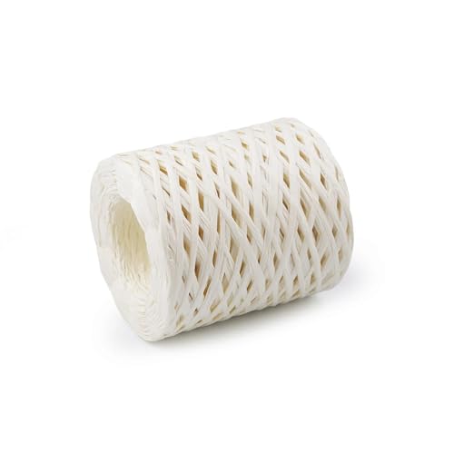 cyclingcolors 1x Raffiabast Raffia Papierschnur 5-8 mm 200 m für Geschenkverpackung Weihnachten Hochzeit Geburtstag Bastelprojekten Dekorieren Weben Gärtnern, Hellcreme cyclingcolors 1x Raffiabast Raffia Papierschnur 5-8 mm 200 m für Geschenkverpackung Weihnachten Hochzeit Geburtstag Bastelprojekten Dekorieren Weben Gärtnern, Hellcreme von cyclingcolors