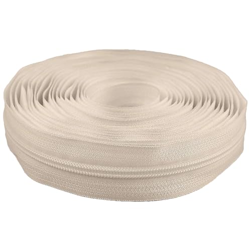 cyclingcolors 1x Reißverschlüsse Nr. 5 Länge 5 Meter Zähnen aus Gespritztem Kunststoff Polyester Open End Mesh ohne Puller Slider Zipper Kleidung Nähen Jacken Kurzwaren, Hellcreme cyclingcolors 1x Reißverschlüsse Nr. 5 Länge 5 Meter Zähnen aus Gespritztem Kunststoff Polyester Open End Mesh ohne Puller Slider Zipper Kleidung Nähen Jacken Kurzwaren, Hellcreme von cyclingcolors