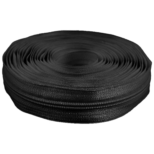 cyclingcolors 1x Reißverschlüsse Nr. 5 Länge 5 Meter Zähnen aus Gespritztem Kunststoff Polyester Open End Mesh ohne Puller Slider Zipper Kleidung Nähen Jacken Kurzwaren, Schwarz cyclingcolors 1x Reißverschlüsse Nr. 5 Länge 5 Meter Zähnen aus Gespritztem Kunststoff Polyester Open End Mesh ohne Puller Slider Zipper Kleidung Nähen Jacken Kurzwaren, Schwarz von cyclingcolors