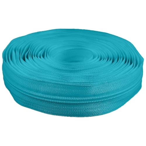 cyclingcolors 1x Reißverschlüsse Nr. 5 Länge 5 Meter Zähnen aus Gespritztem Kunststoff Polyester Open End Mesh ohne Puller Slider Zipper Kleidung Nähen Jacken Kurzwaren, Türkisblau cyclingcolors 1x Reißverschlüsse Nr. 5 Länge 5 Meter Zähnen aus Gespritztem Kunststoff Polyester Open End Mesh ohne Puller Slider Zipper Kleidung Nähen Jacken Kurzwaren, Türkisblau von cyclingcolors
