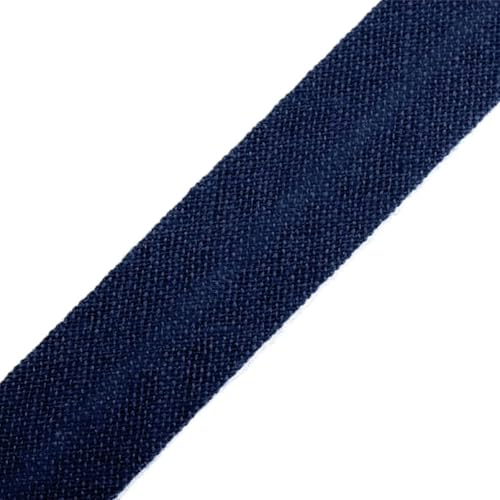 cyclingcolors 1x Schrägband aus 100% Baumwolle Breite 14 mm Länge 25 m Hochwertiges Einfassband Baumwollband Schrägband Ideal zum DIY, Dunkelblau cyclingcolors 1x Schrägband aus 100% Baumwolle Breite 14 mm Länge 25 m Hochwertiges Einfassband Baumwollband Schrägband Ideal zum DIY, Dunkelblau von cyclingcolors