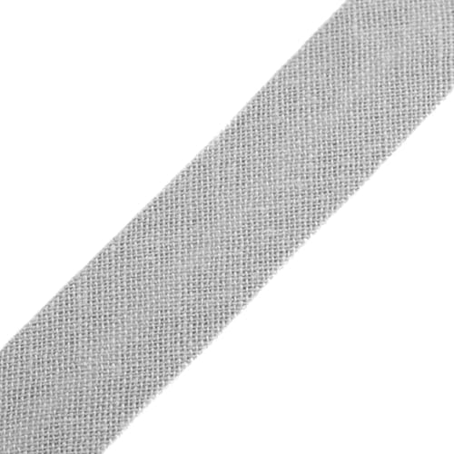 cyclingcolors 1x Schrägband aus 100% Baumwolle Breite 14 mm Länge 25 m Hochwertiges Einfassband Baumwollband Schrägband Ideal zum DIY, Hellgrau cyclingcolors 1x Schrägband aus 100% Baumwolle Breite 14 mm Länge 25 m Hochwertiges Einfassband Baumwollband Schrägband Ideal zum DIY, Hellgrau von cyclingcolors