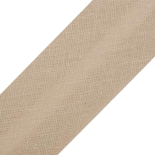 cyclingcolors 1x Schrägband aus 100% Baumwolle Breite 20 mm Länge 25 m Hochwertiges Einfassband Baumwollband Schrägband Ideal zum DIY, Beige cyclingcolors 1x Schrägband aus 100% Baumwolle Breite 20 mm Länge 25 m Hochwertiges Einfassband Baumwollband Schrägband Ideal zum DIY, Beige von cyclingcolors