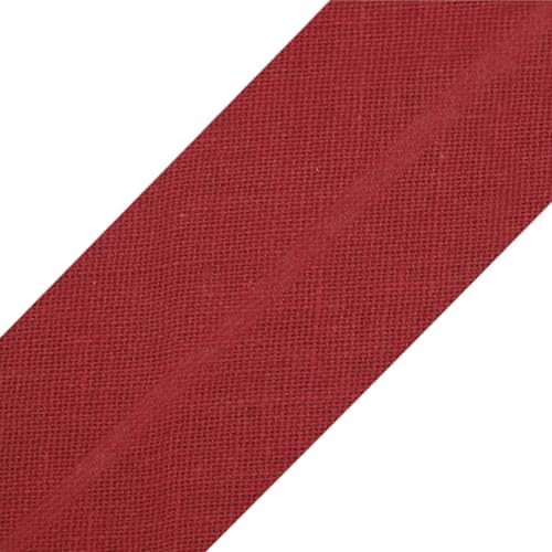 cyclingcolors 1x Schrägband aus 100% Baumwolle Breite 20 mm Länge 25 m Hochwertiges Einfassband Baumwollband Schrägband Ideal zum DIY, Burgund cyclingcolors 1x Schrägband aus 100% Baumwolle Breite 20 mm Länge 25 m Hochwertiges Einfassband Baumwollband Schrägband Ideal zum DIY, Burgund von cyclingcolors
