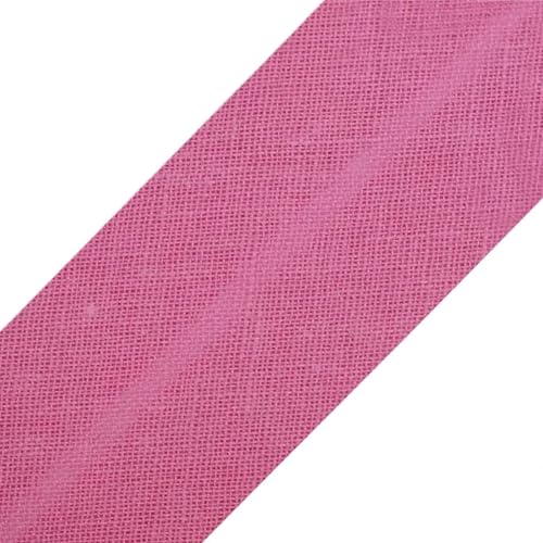 cyclingcolors 1x Schrägband aus 100% Baumwolle Breite 20 mm Länge 25 m Hochwertiges Einfassband Baumwollband Schrägband Ideal zum DIY, Dunkelrosa cyclingcolors 1x Schrägband aus 100% Baumwolle Breite 20 mm Länge 25 m Hochwertiges Einfassband Baumwollband Schrägband Ideal zum DIY, Dunkelrosa von cyclingcolors