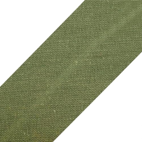 cyclingcolors 1x Schrägband aus 100% Baumwolle Breite 20 mm Länge 25 m Hochwertiges Einfassband Baumwollband Schrägband Ideal zum DIY, Khaki cyclingcolors 1x Schrägband aus 100% Baumwolle Breite 20 mm Länge 25 m Hochwertiges Einfassband Baumwollband Schrägband Ideal zum DIY, Khaki von cyclingcolors