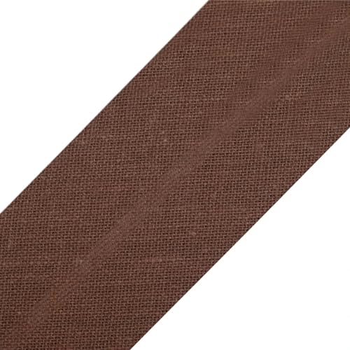 cyclingcolors 1x Schrägband aus 100% Baumwolle Breite 20 mm Länge 25 m Hochwertiges Einfassband Baumwollband Schrägband Ideal zum DIY, Schokolade cyclingcolors 1x Schrägband aus 100% Baumwolle Breite 20 mm Länge 25 m Hochwertiges Einfassband Baumwollband Schrägband Ideal zum DIY, Schokolade von cyclingcolors