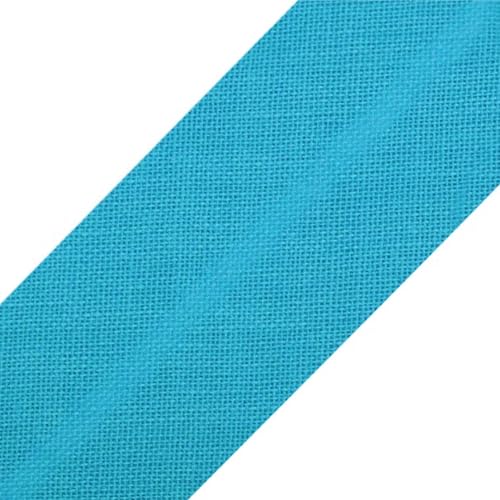 cyclingcolors 1x Schrägband aus 100% Baumwolle Breite 20 mm Länge 25 m Hochwertiges Einfassband Baumwollband Schrägband Ideal zum DIY, Türkis cyclingcolors 1x Schrägband aus 100% Baumwolle Breite 20 mm Länge 25 m Hochwertiges Einfassband Baumwollband Schrägband Ideal zum DIY, Türkis von cyclingcolors