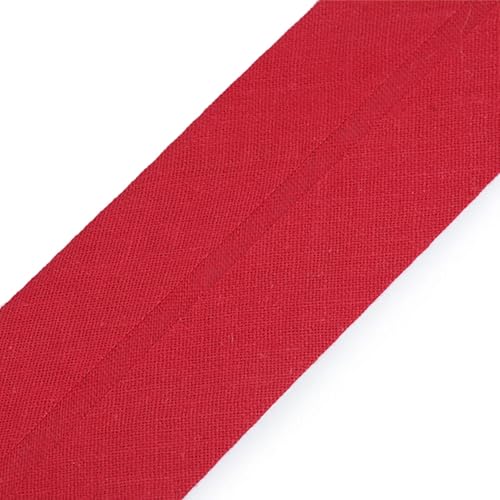 cyclingcolors 1x Schrägband aus 100% Baumwolle Breite 40 mm Länge 25 m Hochwertiges Einfassband Baumwollband Schrägband Ideal zum DIY, Dunkelrot cyclingcolors 1x Schrägband aus 100% Baumwolle Breite 40 mm Länge 25 m Hochwertiges Einfassband Baumwollband Schrägband Ideal zum DIY, Dunkelrot von cyclingcolors