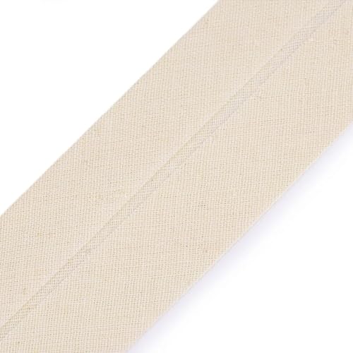 cyclingcolors 1x Schrägband aus 100% Baumwolle Breite 40 mm Länge 25 m Hochwertiges Einfassband Baumwollband Schrägband Ideal zum DIY, Ecru cyclingcolors 1x Schrägband aus 100% Baumwolle Breite 40 mm Länge 25 m Hochwertiges Einfassband Baumwollband Schrägband Ideal zum DIY, Ecru von cyclingcolors