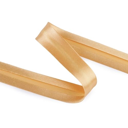 cyclingcolors 1x Schrägband aus 100% Polyester Breite 20 mm Länge 25 m Hochwertiges Einfassband Baumwollband Schrägband Ideal zum DIY, Gold cyclingcolors 1x Schrägband aus 100% Polyester Breite 20 mm Länge 25 m Hochwertiges Einfassband Baumwollband Schrägband Ideal zum DIY, Gold von cyclingcolors