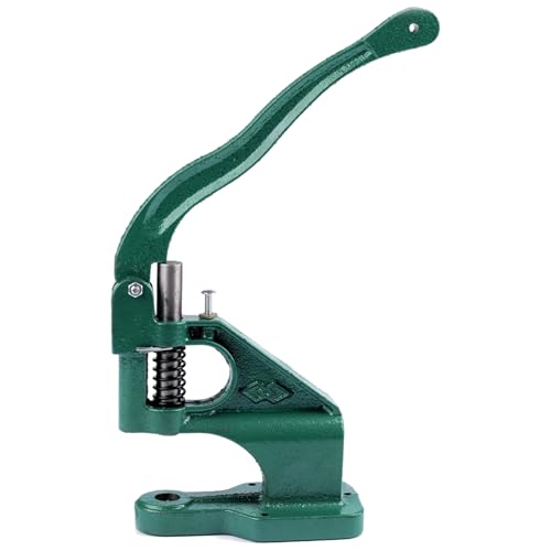 cyclingcolors 1x mühelose manuelle Ösenpresse M8 Ösennietbolzen zum Nähen von Leinwand Postern Zelten Reparatur DIY, Grün von cyclingcolors