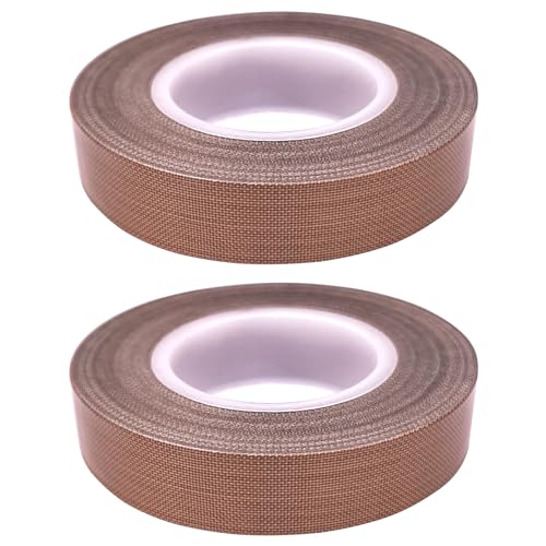 cyclingcolors 2x PTFE Klebeband Hitzebeständig Filmklebeband High Temp Glasgewebeband Hitzebeständig bis 260°C Selbstklebend Braun, 13mm x 10m cyclingcolors 2x PTFE Klebeband Hitzebeständig Filmklebeband High Temp Glasgewebeband Hitzebeständig bis 260°C Selbstklebend Braun, 13mm x 10m von cyclingcolors