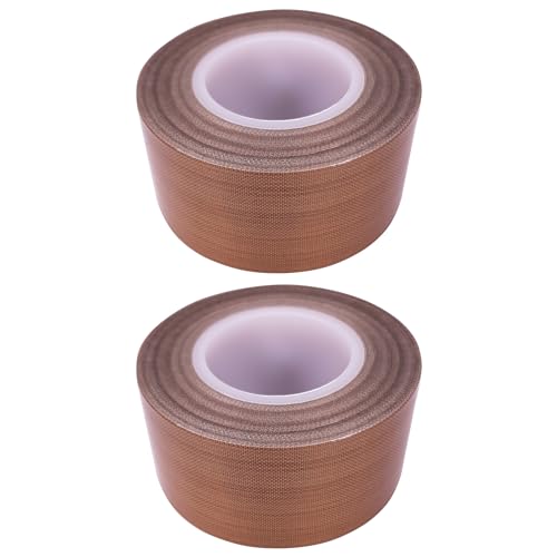 cyclingcolors 2x PTFE Klebeband Hitzebeständig Filmklebeband High Temp Glasgewebeband Hitzebeständig bis 260°C Selbstklebend Braun, 30mm x 10m cyclingcolors 2x PTFE Klebeband Hitzebeständig Filmklebeband High Temp Glasgewebeband Hitzebeständig bis 260°C Selbstklebend Braun, 30mm x 10m von cyclingcolors