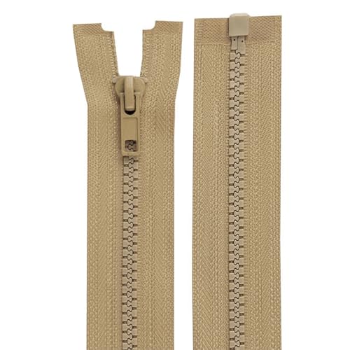 cyclingcolors 2x Reißverschlüsse Nr. 5 70 cm mit Zähnen aus Gespritztem Kunststoff Polyester Open End Mesh Puller Slider Zipper Kleidung Nähen Jacken Kurzwaren, Braun cyclingcolors 2x Reißverschlüsse Nr. 5 70 cm mit Zähnen aus Gespritztem Kunststoff Polyester Open End Mesh Puller Slider Zipper Kleidung Nähen Jacken Kurzwaren, Braun von cyclingcolors