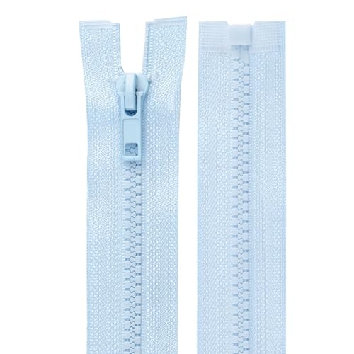 cyclingcolors 2x Reißverschlüsse Nr. 5 70 cm mit Zähnen aus Gespritztem Kunststoff Polyester Open End Mesh Puller Slider Zipper Kleidung Nähen Jacken Kurzwaren, Vergissmeinnicht blau cyclingcolors 2x Reißverschlüsse Nr. 5 70 cm mit Zähnen aus Gespritztem Kunststoff Polyester Open End Mesh Puller Slider Zipper Kleidung Nähen Jacken Kurzwaren, Vergissmeinnicht blau von cyclingcolors
