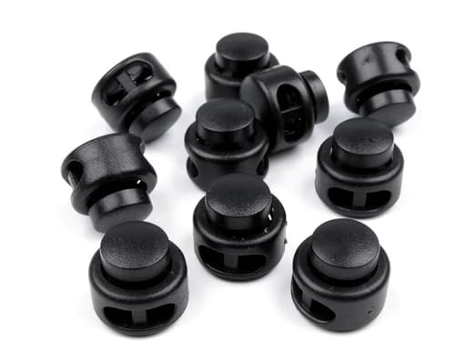 cyclingcolors 5X Kordelenden kordelstopper runden 13x15mm Kordelstoppern Ende für Kleidung Kunststoff Schuhe Shorts Rucksack Kordelzug Zelt, schwarz cyclingcolors 5X Kordelenden kordelstopper runden 13x15mm Kordelstoppern Ende für Kleidung Kunststoff Schuhe Shorts Rucksack Kordelzug Zelt, schwarz von cyclingcolors