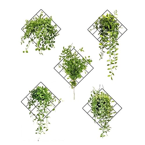 3D-Wandaufkleber mit grünen Pflanzen - 3D-Gitter-Grünpflanzen-Dekorkunst | Wandpflanzgefäße für Kinderzimmer, Sofahintergründe, Wohnzimmer, Schlafzimmer Cypreason von cypreason