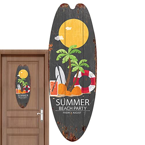 Surfbrett-Schild aus Holz - Dekoratives Wohnwand-Surfbrett | Exquisites Aussehen, Wanddekoration für Heimdekorationen, Party-Requisiten und Einweihungsgeschenke Cypreason von cypreason