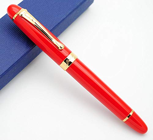 JINHAO X450 Füllfederhalter M Feder (Chinesisches Rot, M Feder) von czxwyst