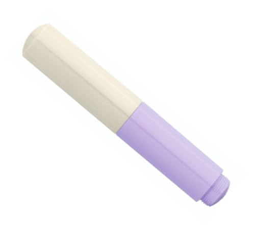 czxwyst Majohn Wancai II Mini Füllfederhalter Taschentinte Stift (EF Feder 0,38 mm, Violett und Weiß) von czxwyst