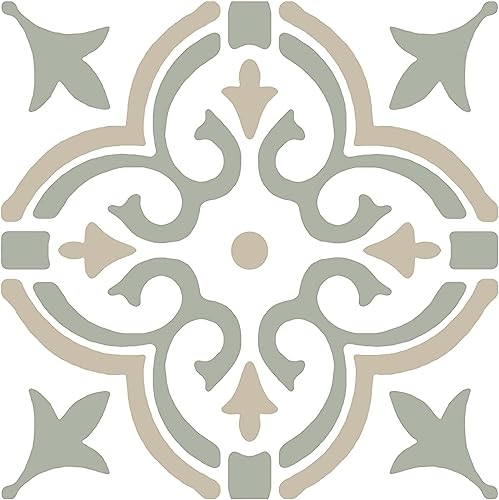d-c-fix selbstklebende Bodenfliesen – Stencil Motif Green (11er Pack, 30x30cm) – qualitative PVC-Klebefliesen – leicht zu reinigen & individuell anpassbar d-c-fix selbstklebende Bodenfliesen – Stencil Motif Green (11er Pack, 30x30cm) – qualitative PVC-Klebefliesen – leicht zu reinigen & individuell anpassbar von d-c-fix