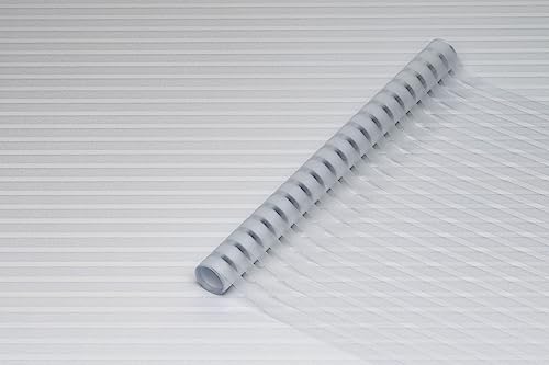 d-c-fix Fensterfolie statisch haftend - Glasfolie Milchglasfolie Sichtschutz UV-Schutz Designfolie blickdicht Küche Bad Büro Fenster Trennwand Tisch - static window stripes Clarity 30 cm x 2m von d-c-fix