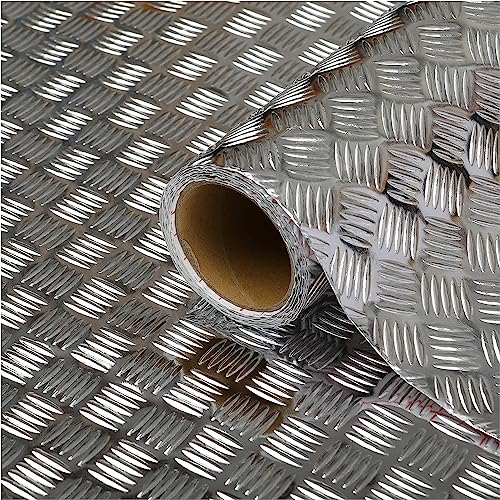 d-c-fix Klebefolie Metallic Riffelblech silber hochglanz selbstklebende Folie wasserdicht realistische Deko für Möbel, Tisch, Schrank, Tür, Küchenfronten Möbelfolie Dekofolie Tapete 67,5 cm x 1,5 m d-c-fix Klebefolie Metallic Riffelblech silber hochglanz selbstklebende Folie wasserdicht realistische Deko für Möbel, Tisch, Schrank, Tür, Küchenfronten Möbelfolie Dekofolie Tapete 67,5 cm x 1,5 m von d-c-fix