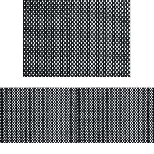 d-c-fix Schubladenmatte Uni Black - Antirutschmatte Schubladen für Küchenschränke, Küche, Schrank - zuschneidbare Einlage Folie Schutzmatte rutschfeste Unterlage 50 cm x 1,5 m (Packung mit 3) von d-c-fix