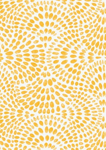 d-c-fix Wachstuchtischdecke Monte Carlo Splash Citron - abwaschbar wasserdicht - In- & Outdoor - PVC Vinyl Wachstuch Plastik-Tischdecke Wachstischdecke Tischtuch - 110 cm x 140 cm eckig von d-c-fix