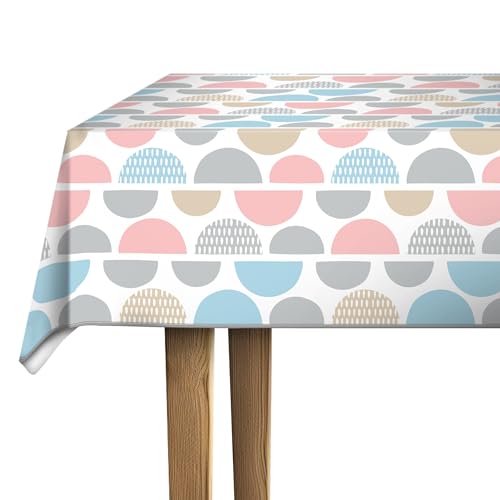 d-c-fix Wachstuchtischdecke PVC-free Fancy Circles - abwaschbar wasserdicht - In- & Outdoor - Wachstuch Plastik-Tischdecke Wachstischdecke Tischtuch - 140 cm x 180 cm eckig d-c-fix Wachstuchtischdecke PVC-free Fancy Circles - abwaschbar wasserdicht - In- & Outdoor - Wachstuch Plastik-Tischdecke Wachstischdecke Tischtuch - 140 cm x 180 cm eckig von d-c-fix