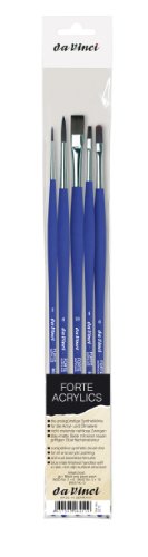 da Vinci 5273 Forte Acrylpinsel-Set, Synthetik, 5 Pinsel von da Vinci Brushes